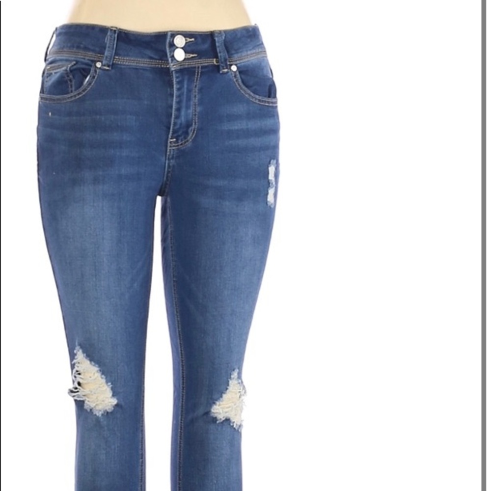 Indigo rein blue skinny jeans size 00 double zero